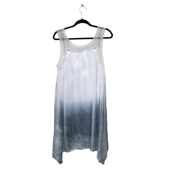 Nostalgia Tops - Nostalgia Gray and White Ombré Tank Blouse size XL